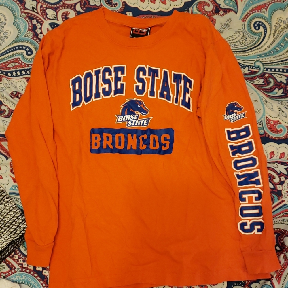 Orange bsu long sleeve t-shirt